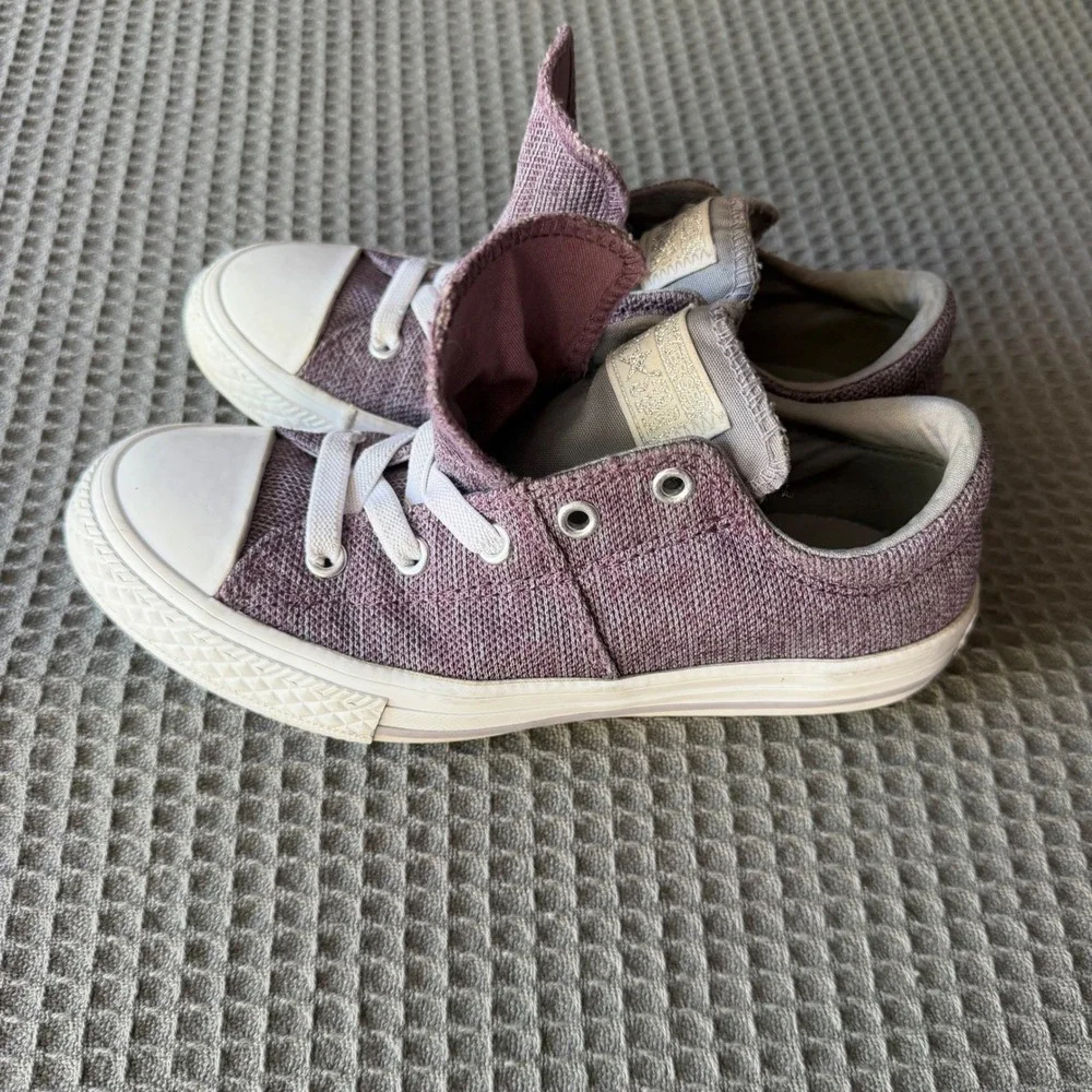 Converse‎ Chuck Taylor All Star Double Tongue Purple Sneakers Kids Size 2